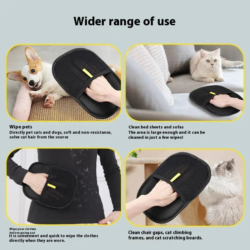 Pet Hair Remover Glove-Pet Groming &hair Remover Glove -for Cat&dogs
